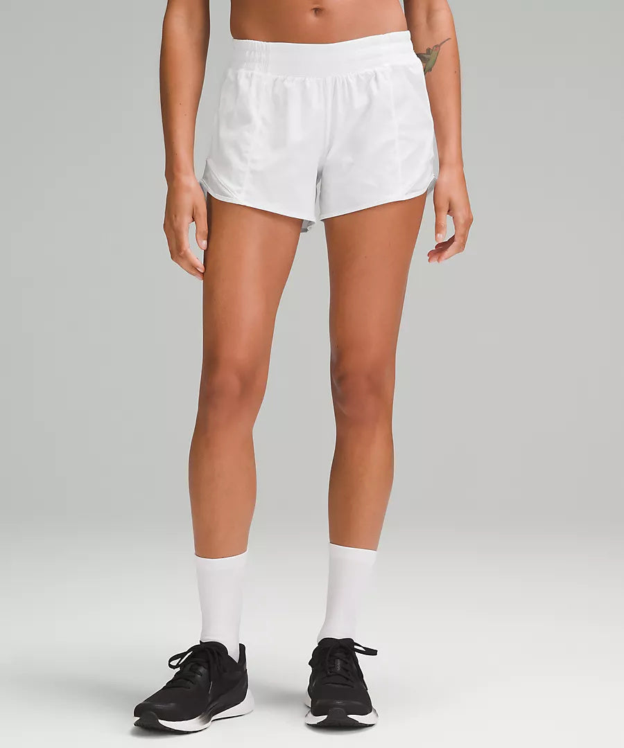 lululemon Hotty Hot Lined Short 4" - White