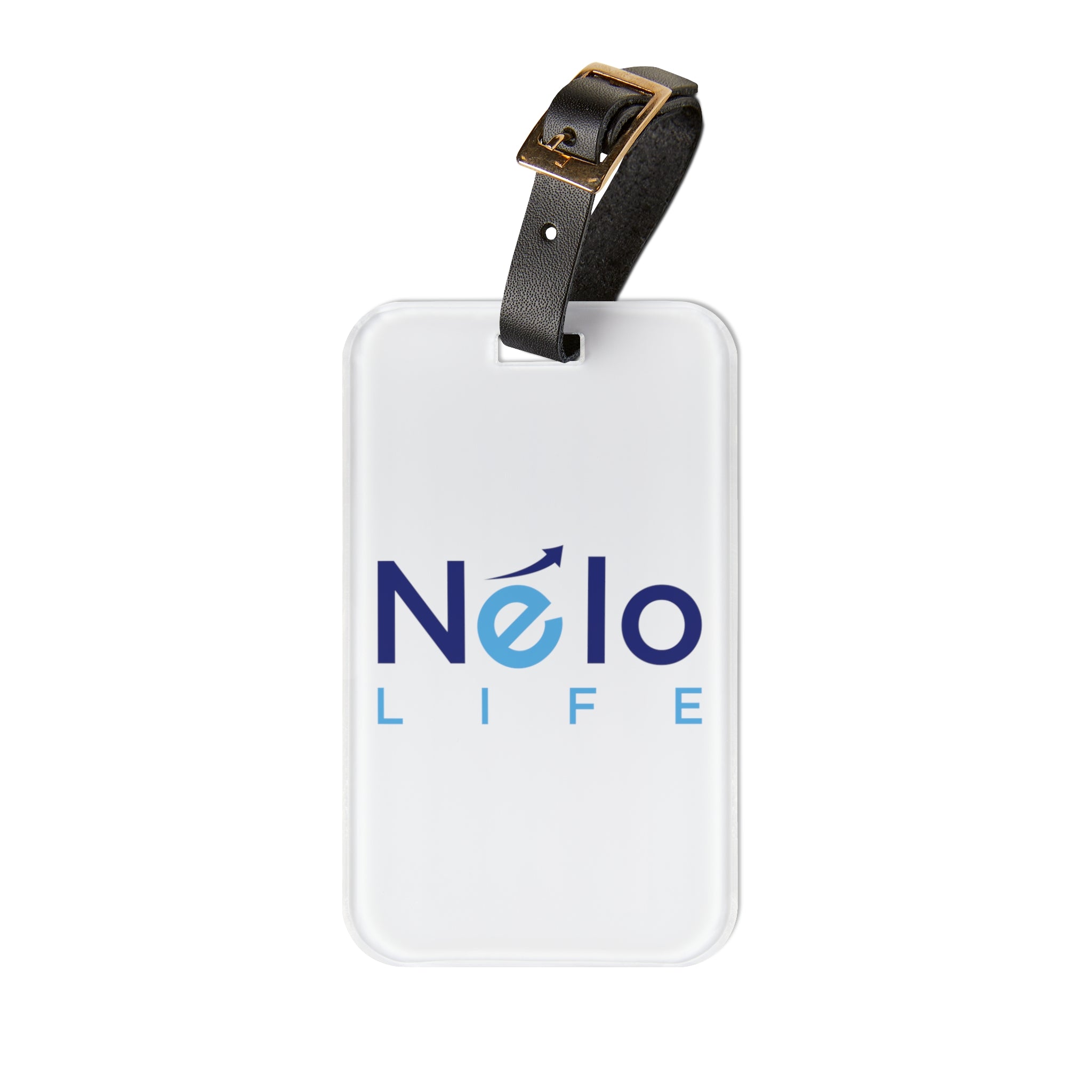 NELO LIFE Leather Strap Luggage Tag