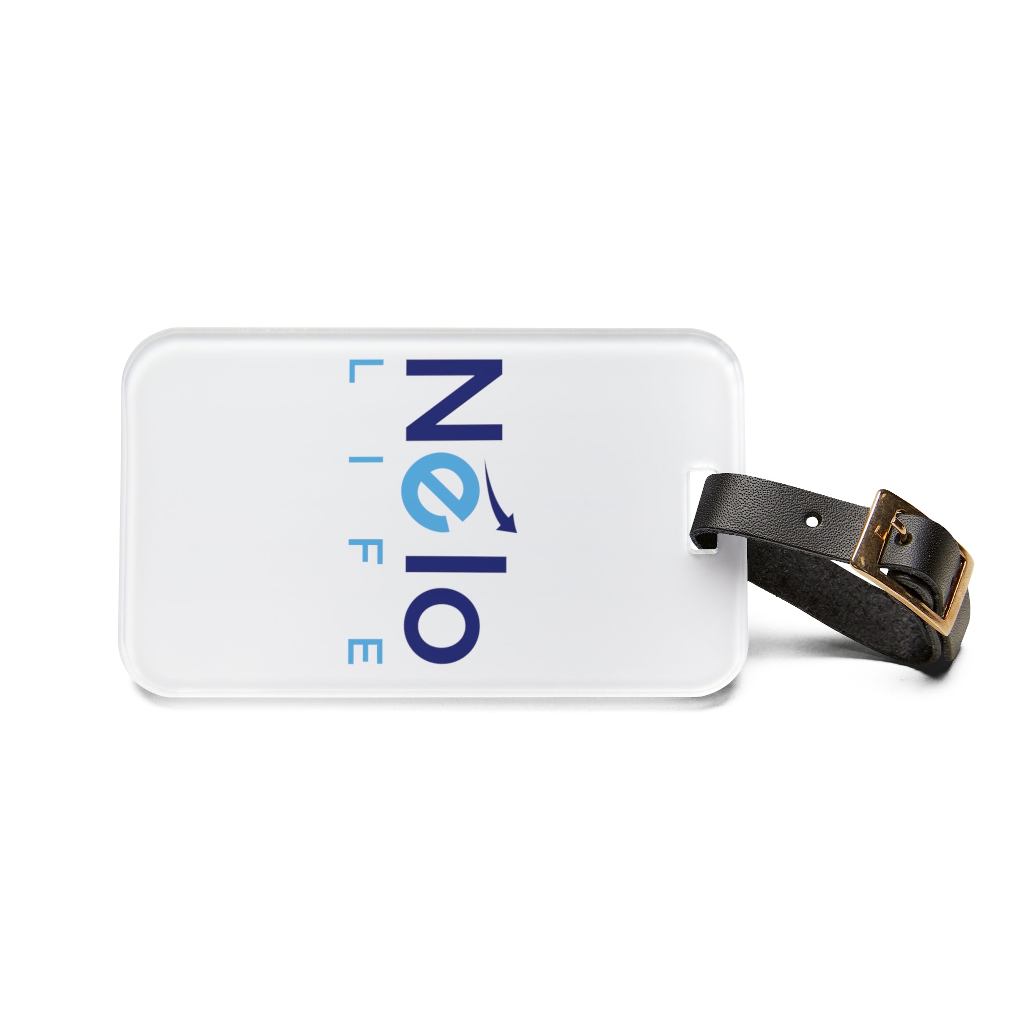 NELO LIFE Leather Strap Luggage Tag