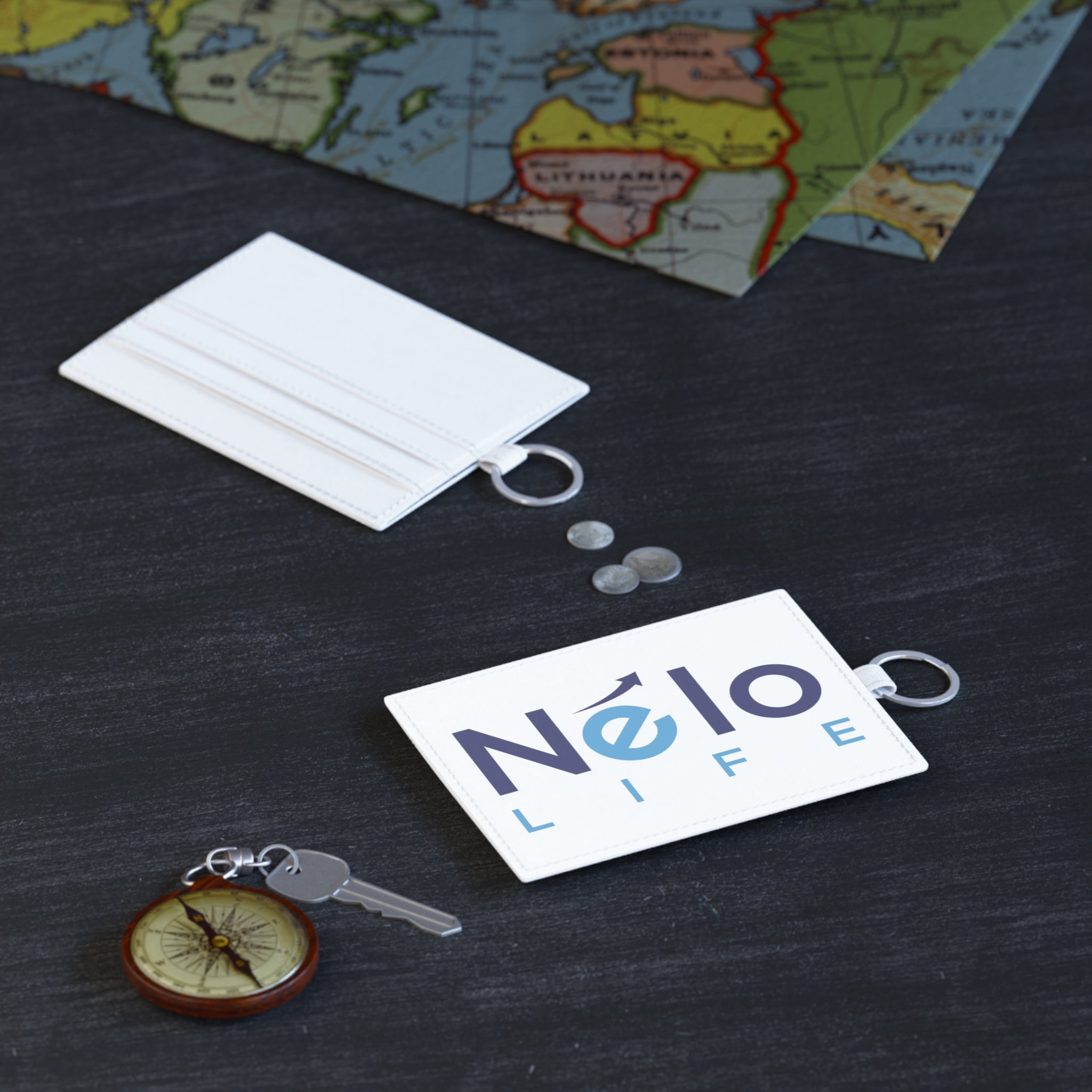 NELO LIFE Saffiano Leather Card Holder