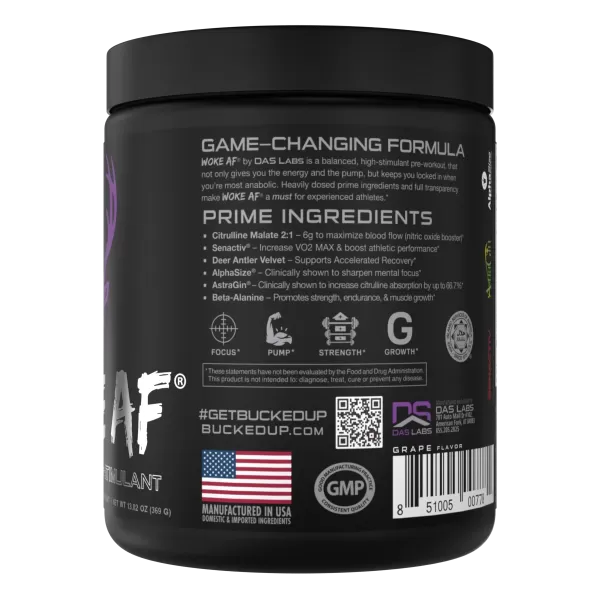 Woke AF - High Stimulant Pre-Workout