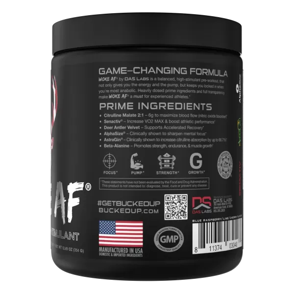 Woke AF - High Stimulant Pre-Workout