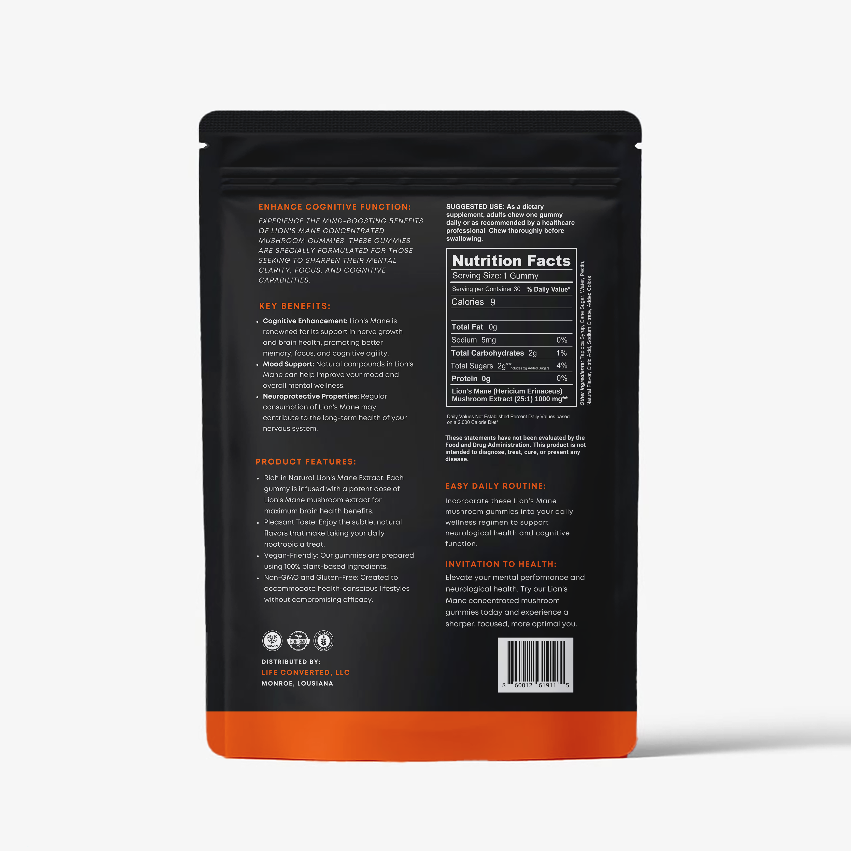 2+1 LifeC Melts Cordyceps/LionsMane