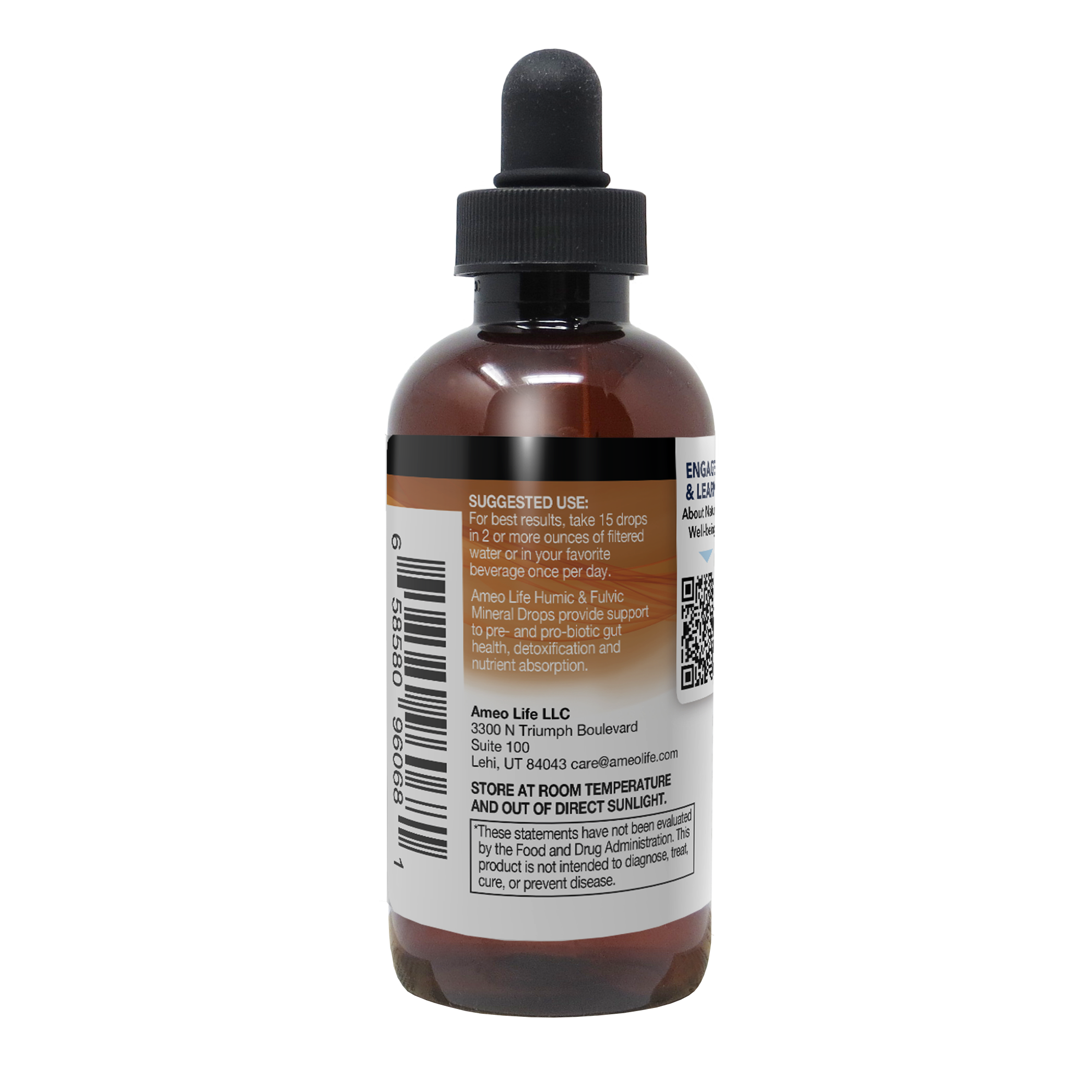 Humic & Fulvic Mineral Drops - 4 oz.