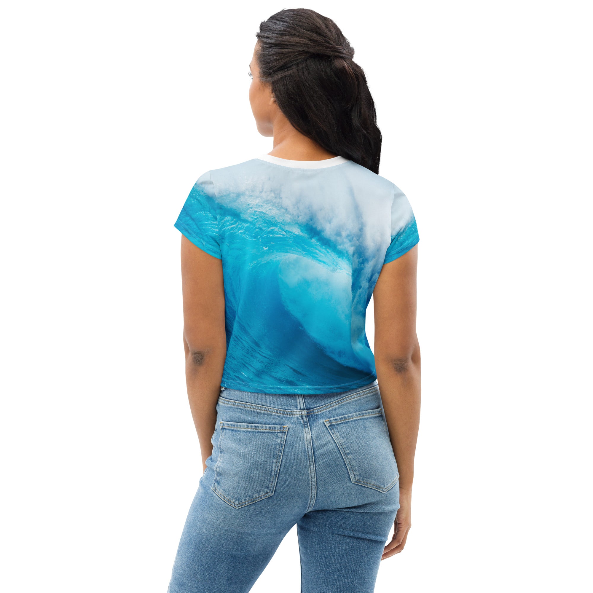 All-Over Print Crop Tee