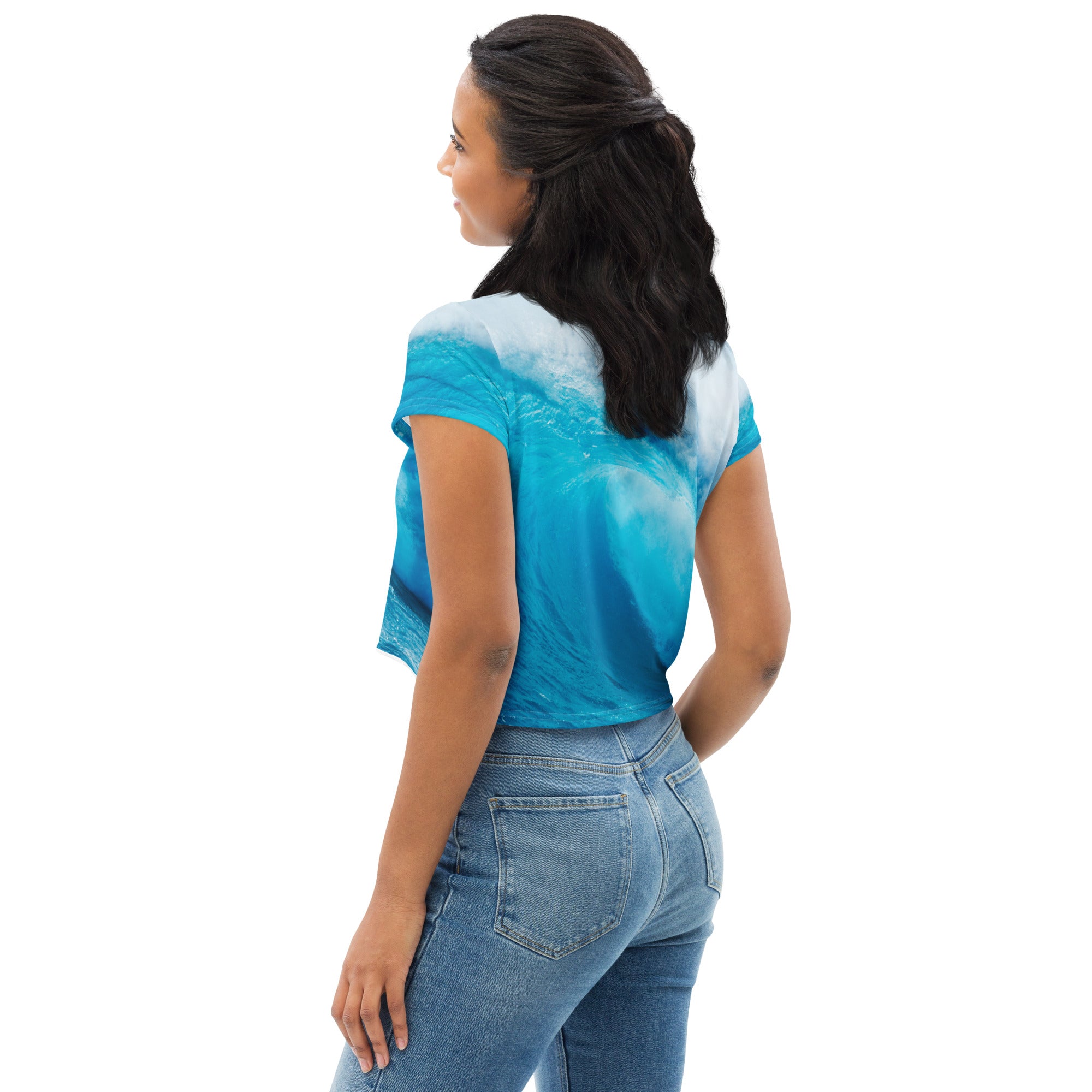All-Over Print Crop Tee