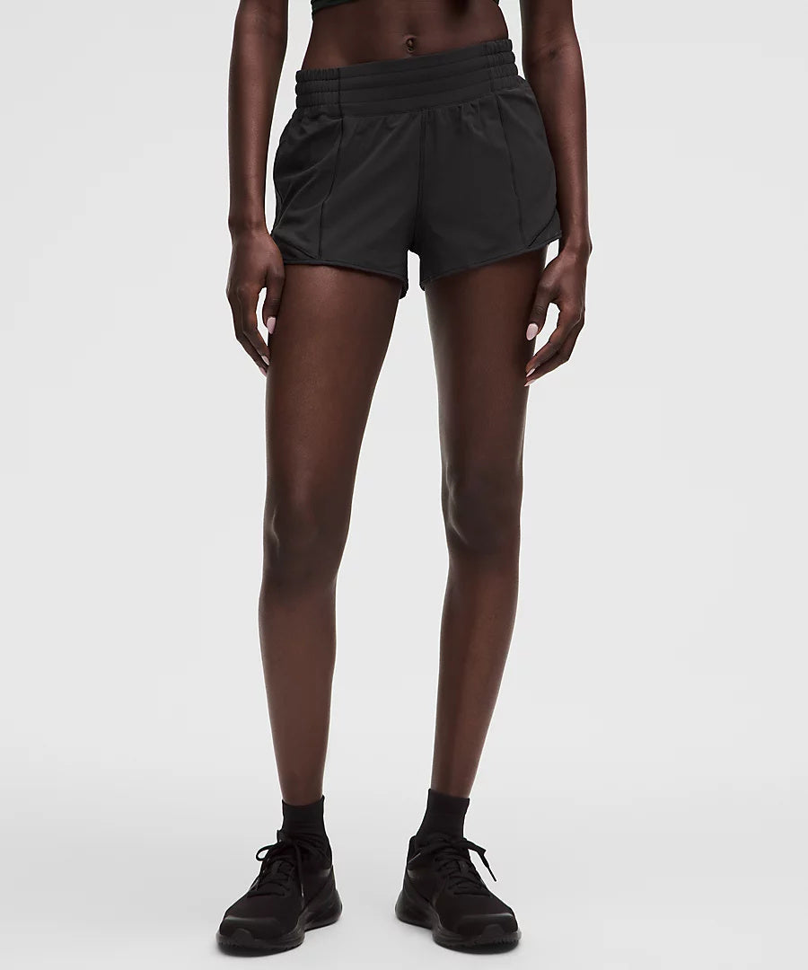 lululemon Hotty Hot High-Rise Lined Short 2.5" - Black