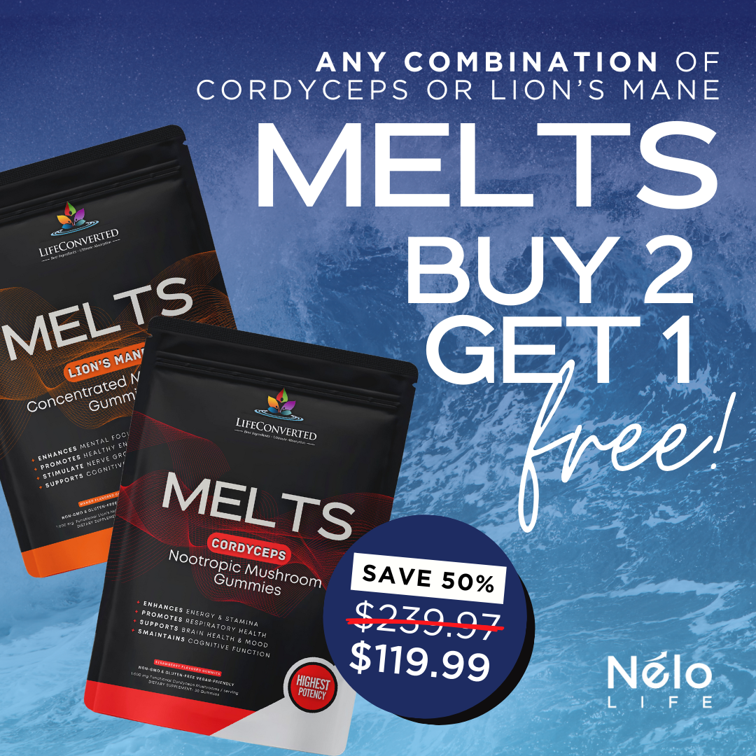 2+1 LifeC Melts Cordyceps/LionsMane