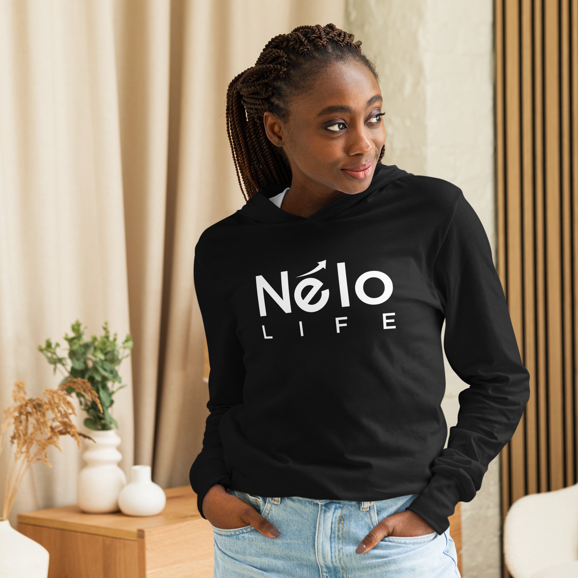 NELO LIFE Hooded long-sleeve tee