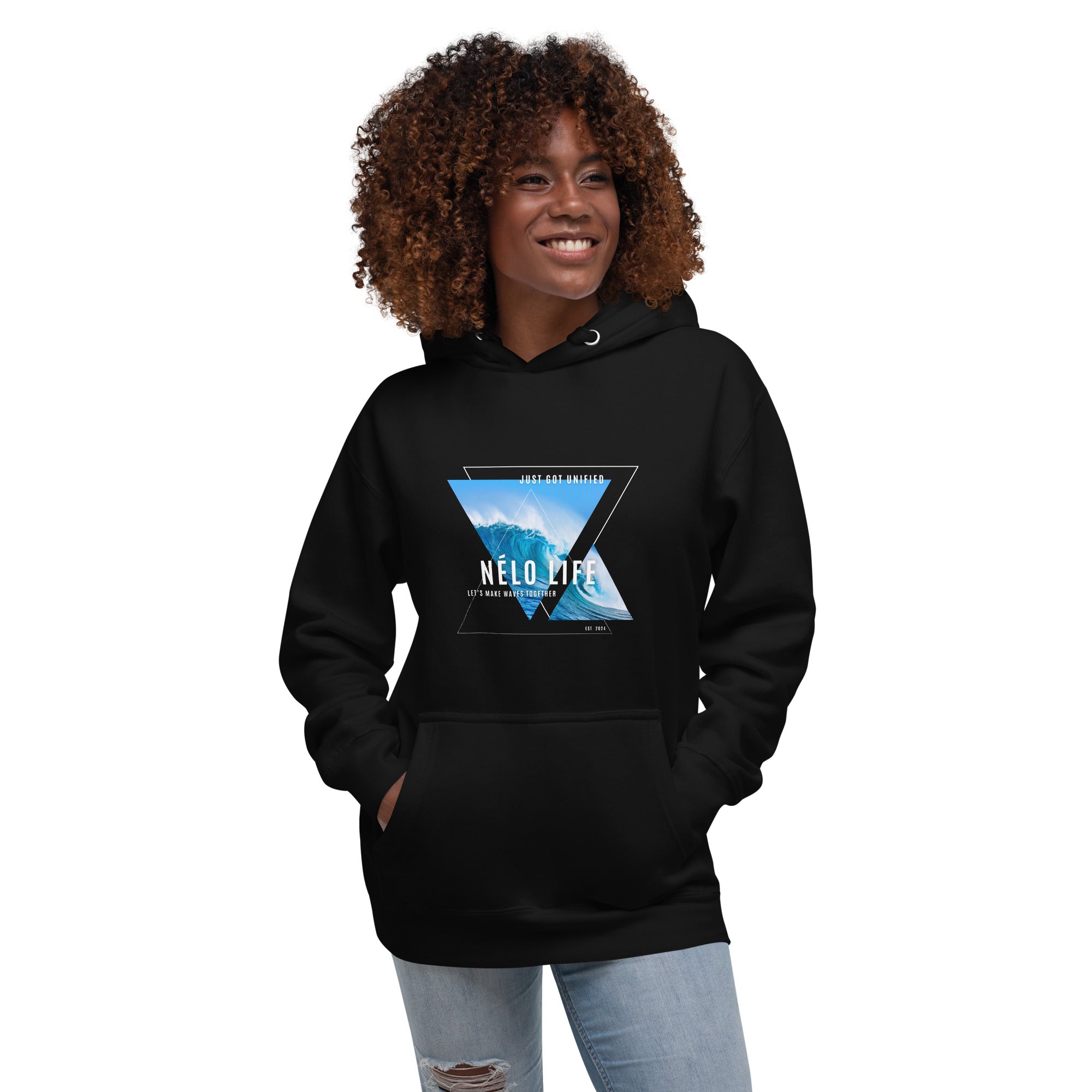 UNIFIED WAVES Unisex Hoodie