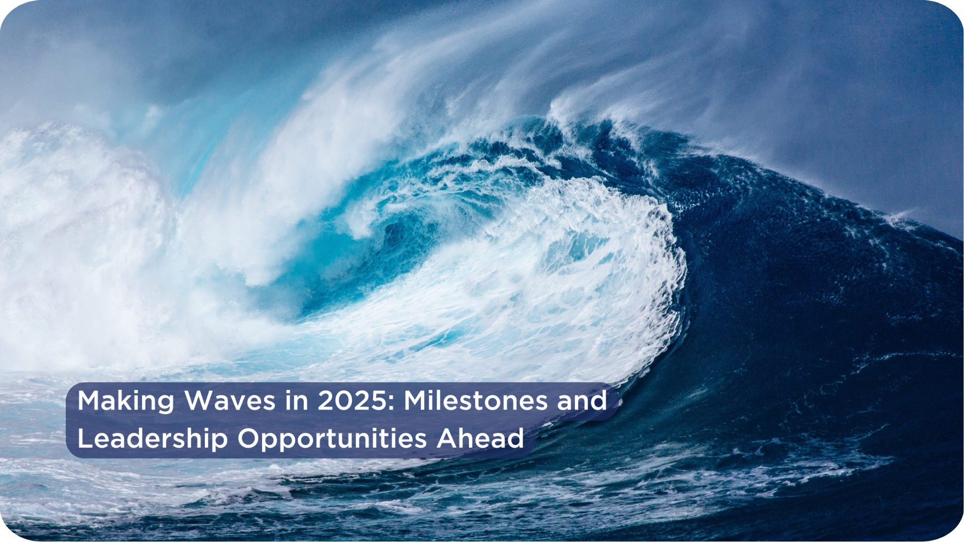 Making Waves in 2025: Milestones and Leadership Opportunities Ahead