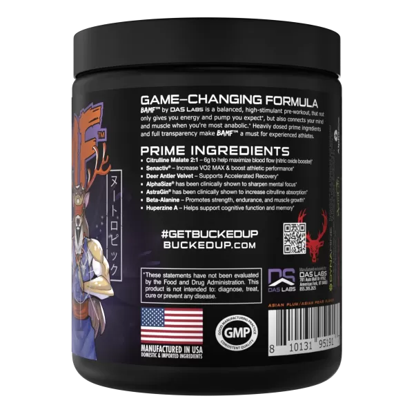 BAMF High Stimulant Nootropic Pre-Workout