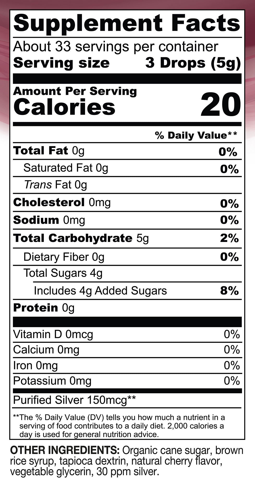 Soothe - Cherry Silver Soothing Drops