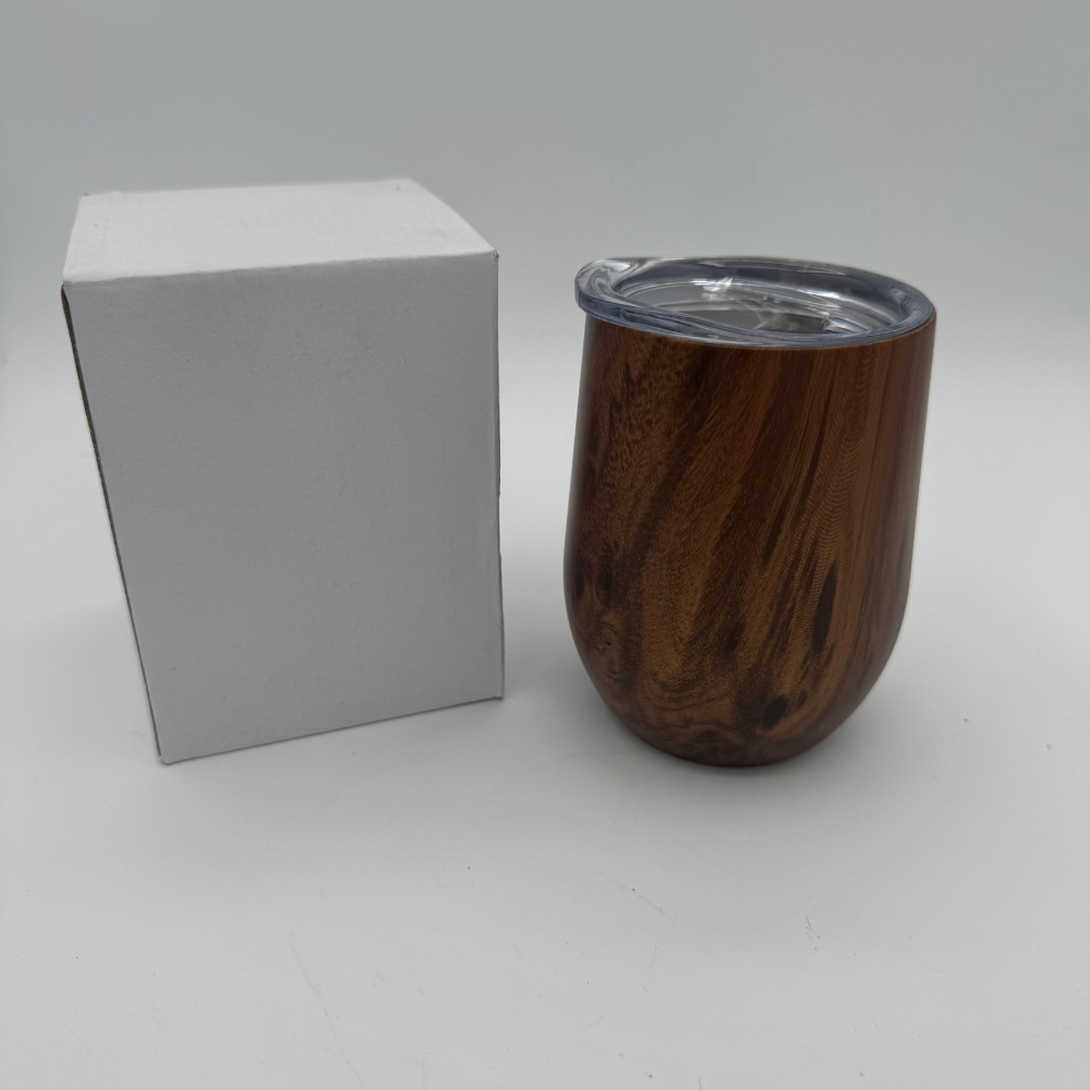 Insulated Stainless Steel Tumbler (Wood Grain Finish) (Blitz Sale)