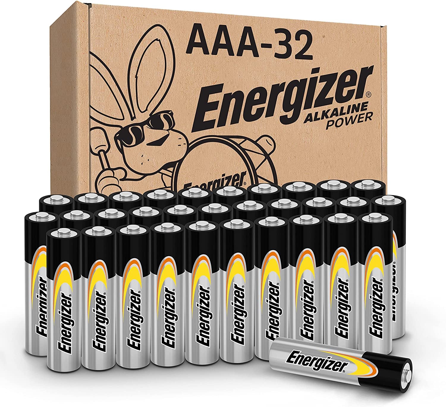 Alkaline Power AAA Batteries 32 Count (Pack of 1), Long-Lasting Triple a Batteries