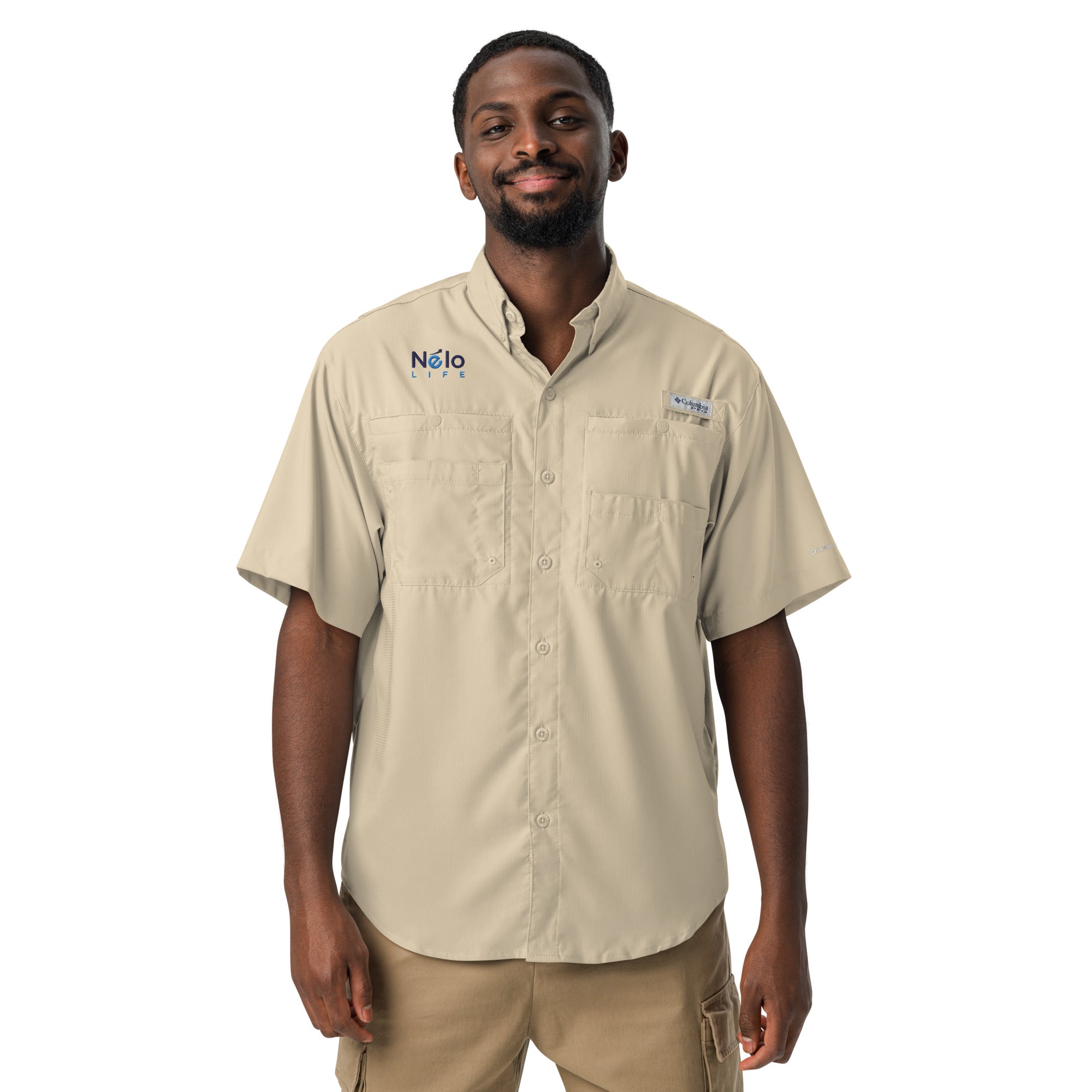 Nelo Life Columbia short sleeve button shirt