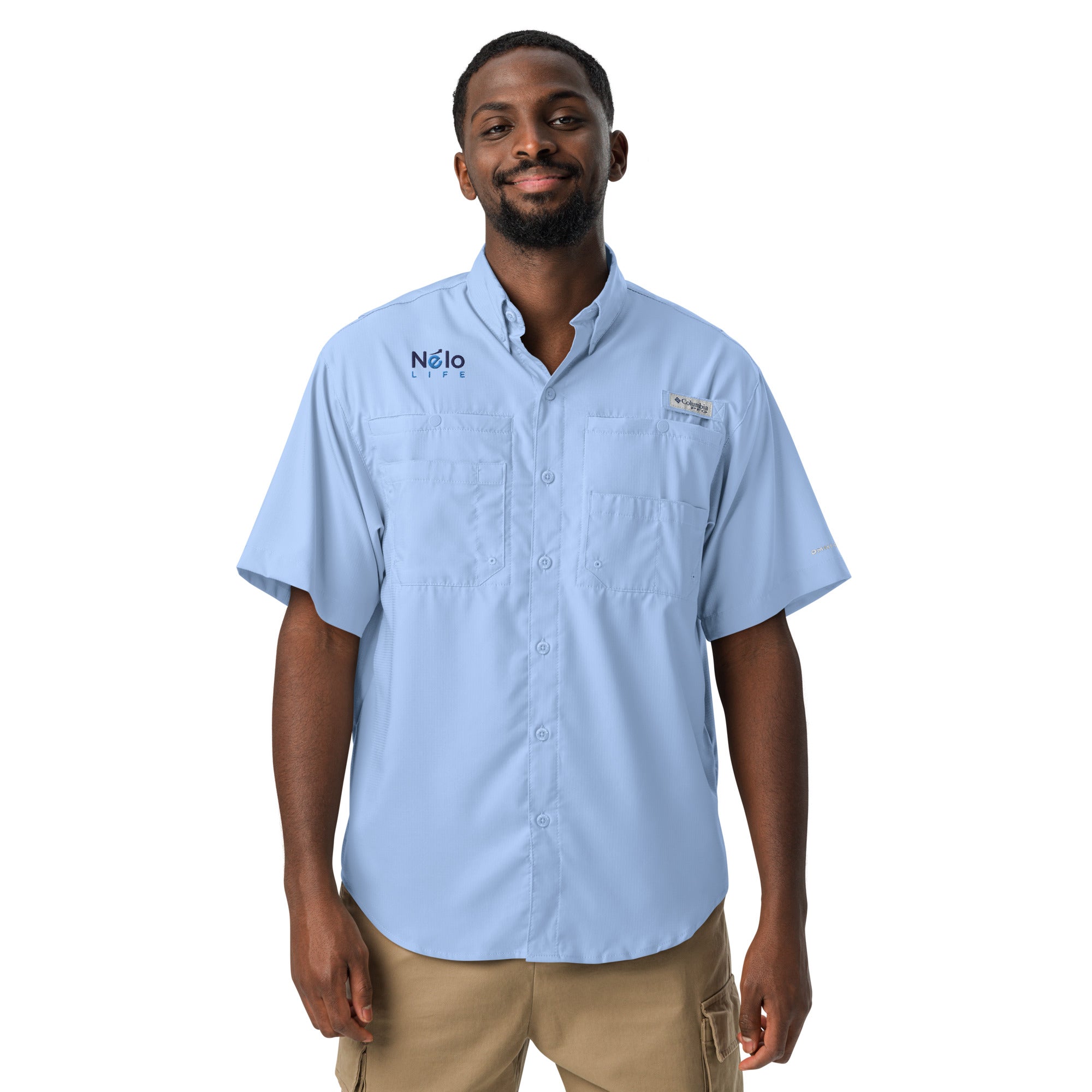 Nelo Life Columbia short sleeve button shirt