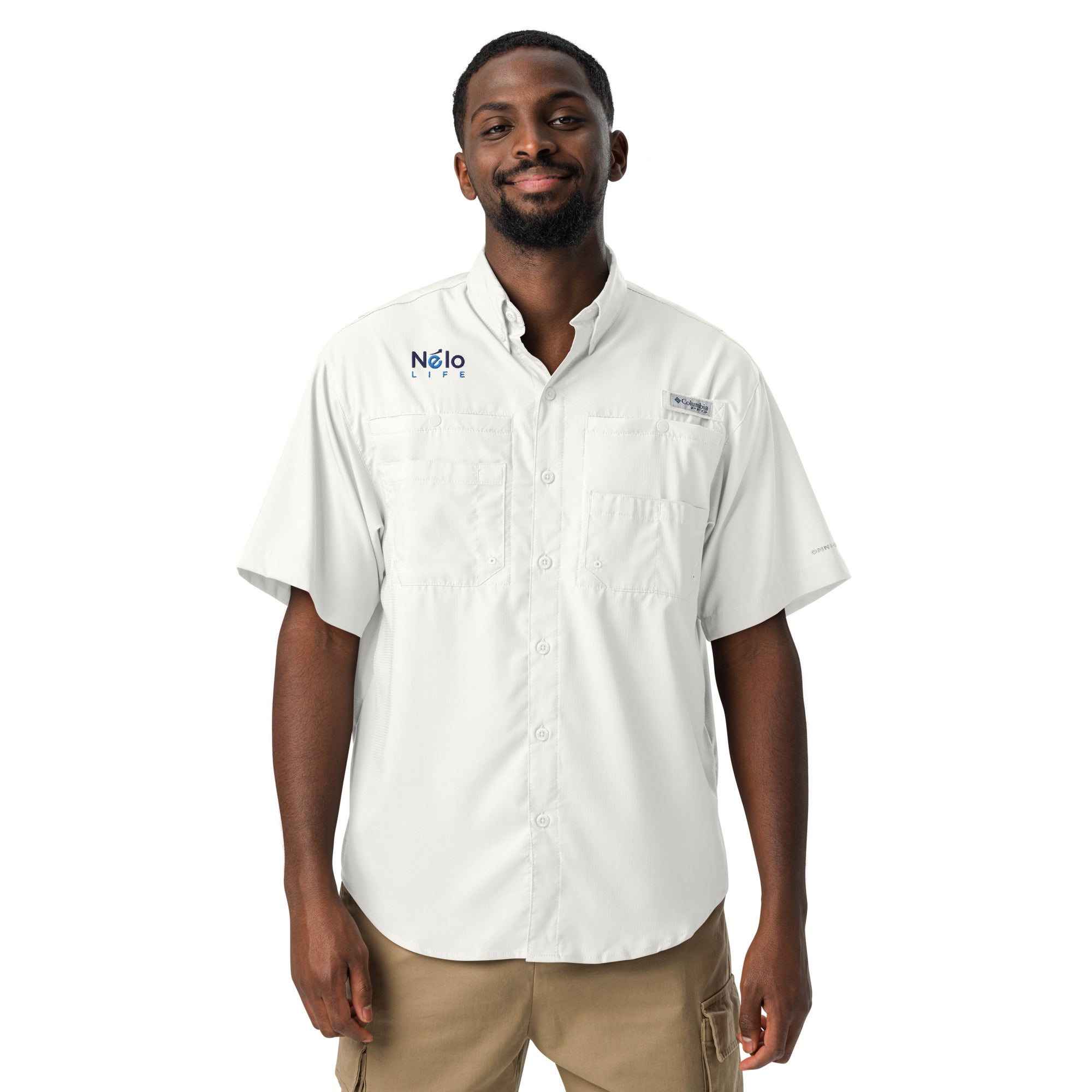 Nelo Life Columbia short sleeve button shirt