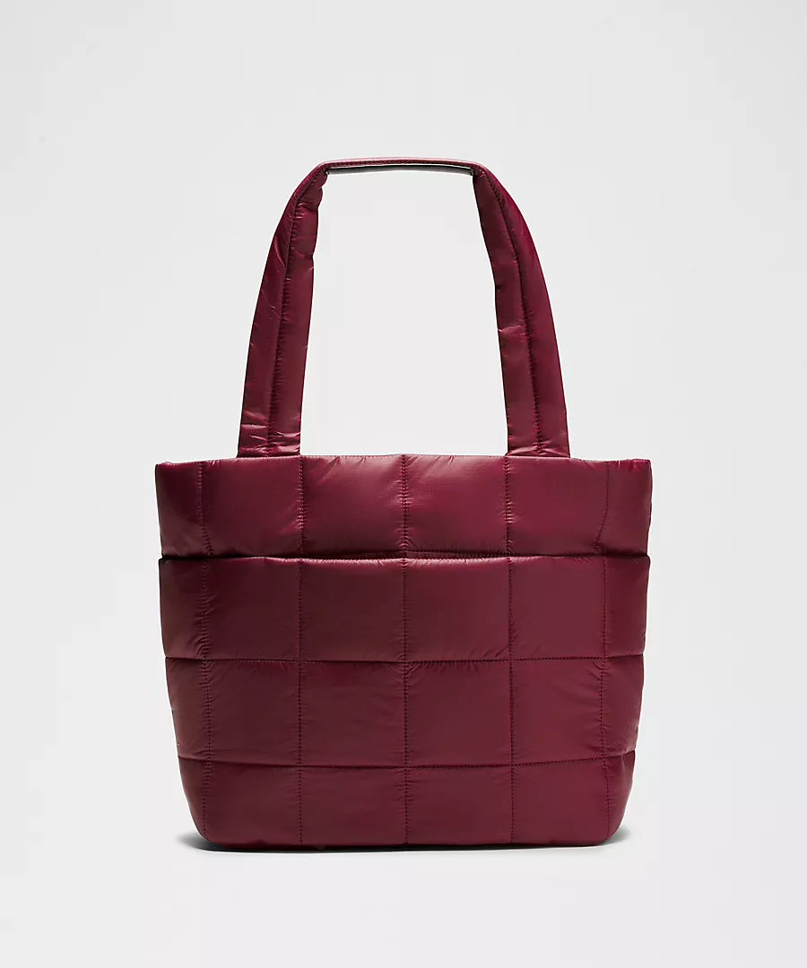 lululemon Quilted Grid Tote- Deep Luxe