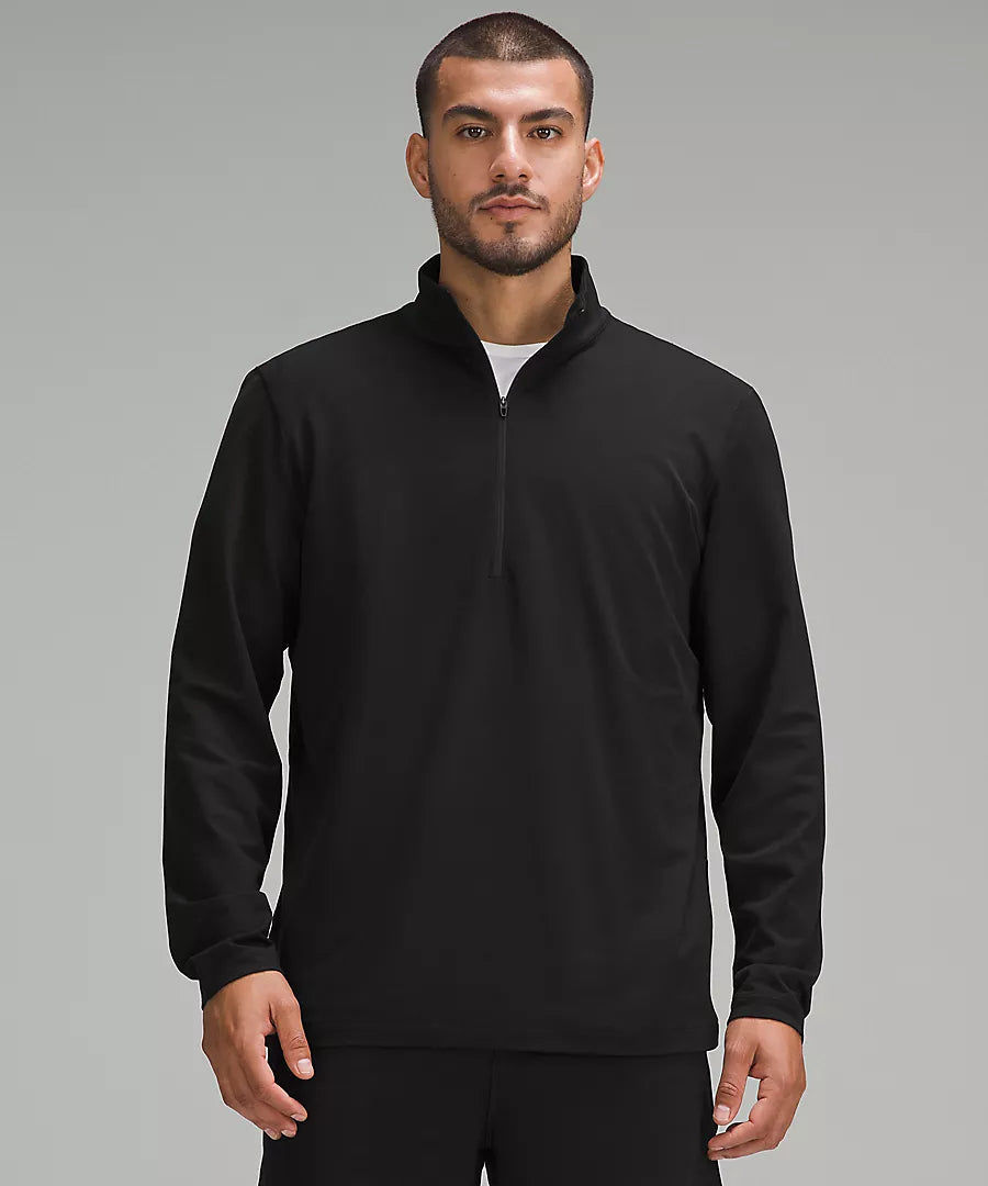 lululemon Soft Jersey Half Zip - Black