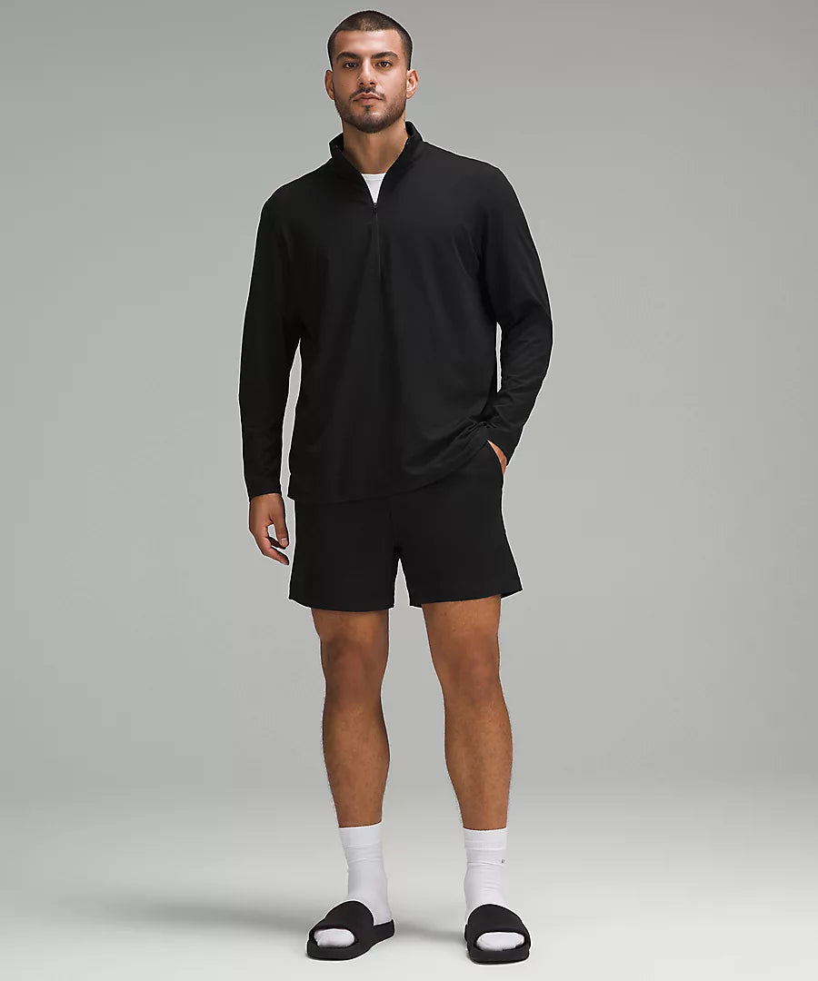 lululemon Soft Jersey Half Zip - Black