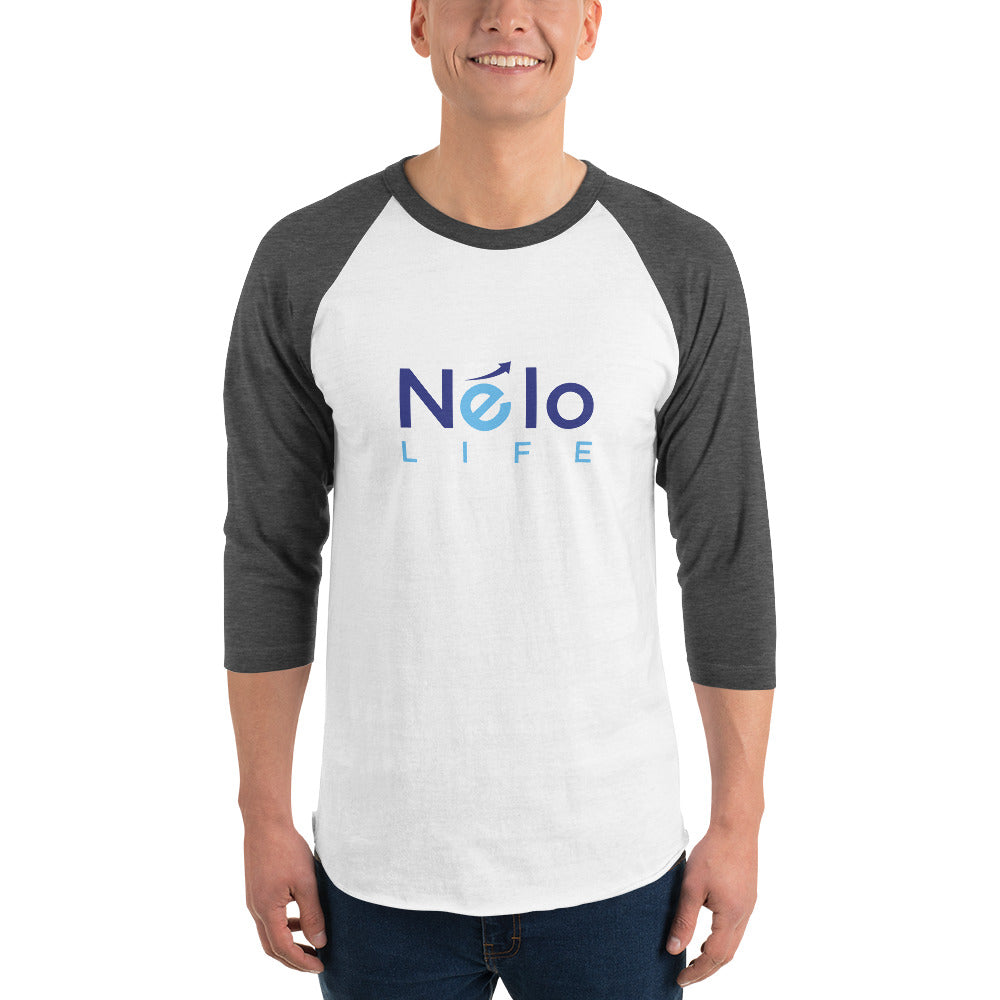 NELO LIFE 3/4 sleeve raglan shirt