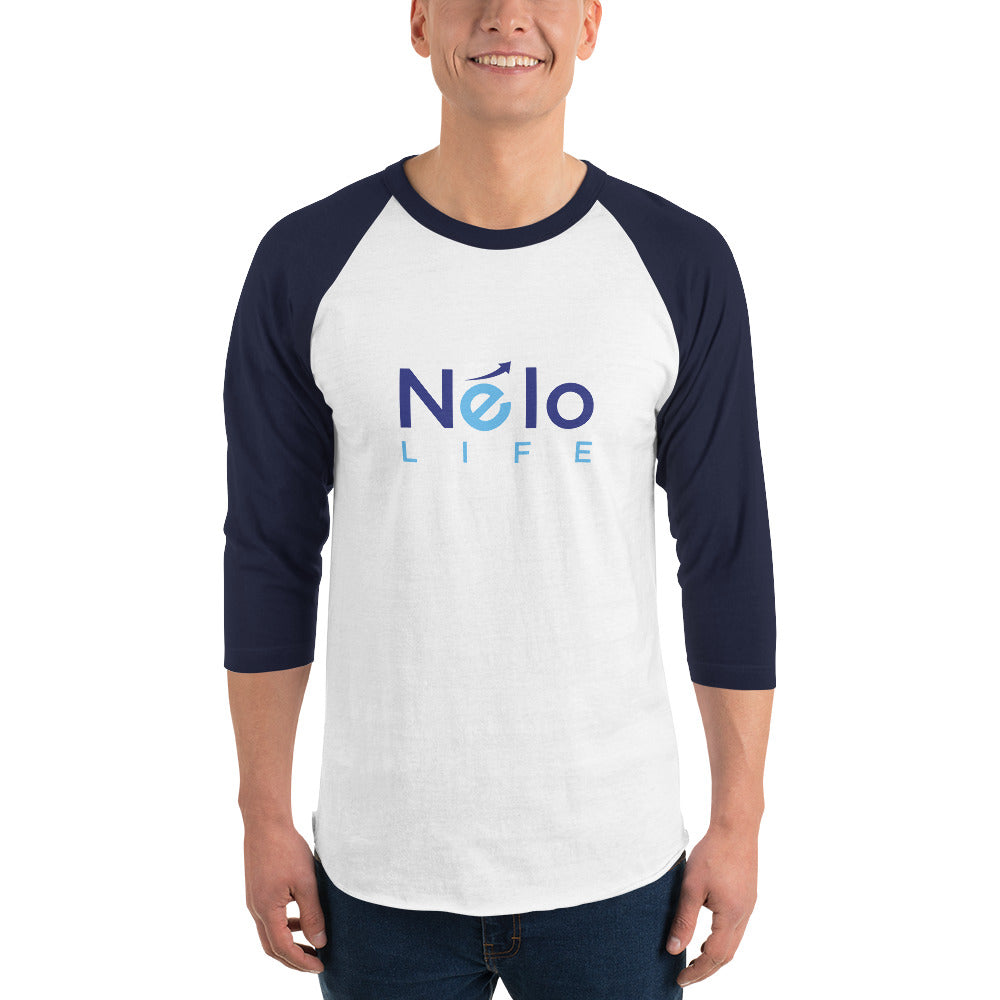 NELO LIFE 3/4 sleeve raglan shirt